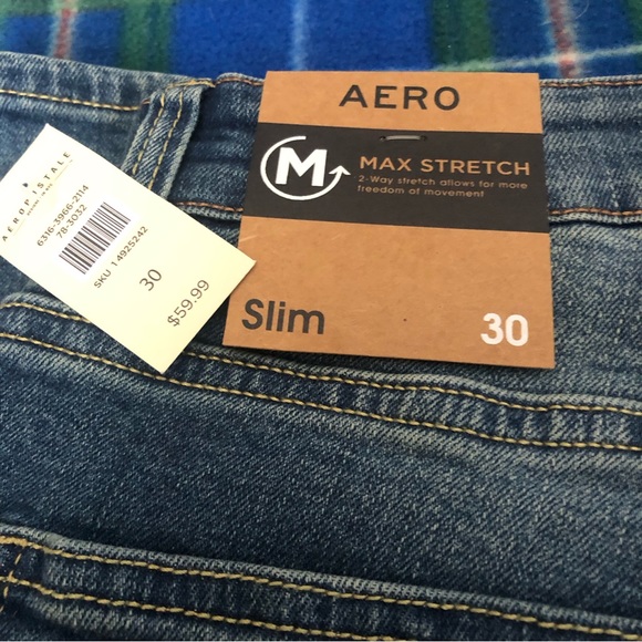 NWT Mens AERO jeans - Picture 1 of 5